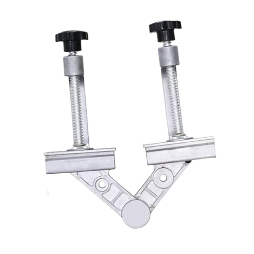 Adjustable Right Angle Corner Clamp Aluminum Die Casting with Swing Jaw for Welding Woodworking DIY Projects