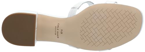 Cole Haan Cole Haan Womens Chrisee Heeled Sandal, White Croc Prt Leather, 9.5-B US