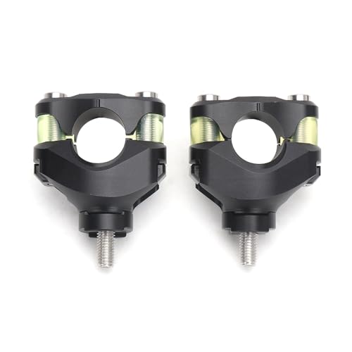 Kit serrage rehausseur guidon 28 mm noir argent moto Adventure 2018-2024