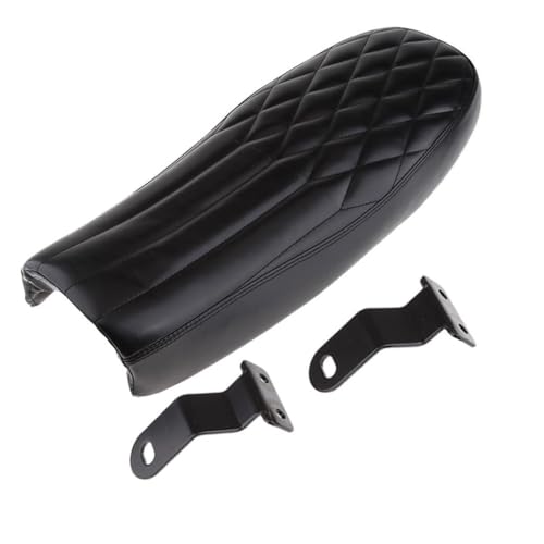 Asiento motocicleta universal cómodo de 63 cm estilo retro para solucionar dolores de espalda 4