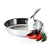 ProCook Professional Stainless Steel Grande Poêle à Frire - Tous Feux Dont Induction - 28 cm - Sans Revêtement INOX 18 10 - Manche Isolant Ergonomique