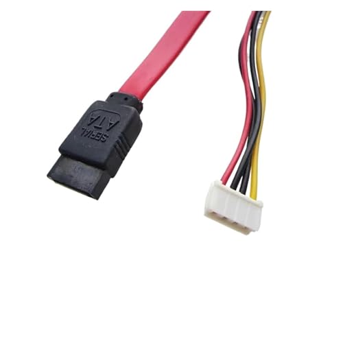 Cable de datos y energía SATA 22pin 4pin 10cm miniatura 2