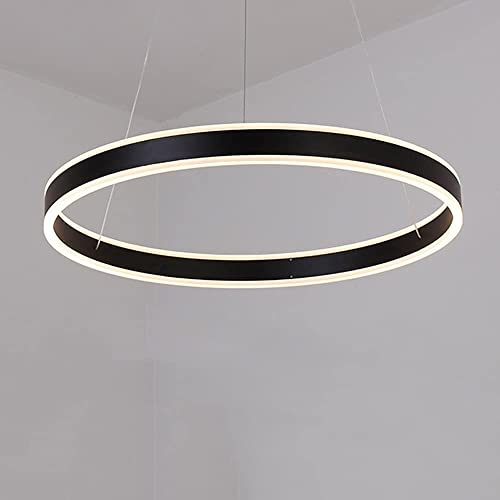 Lustre LED avec télécommande et design de plafond moderne