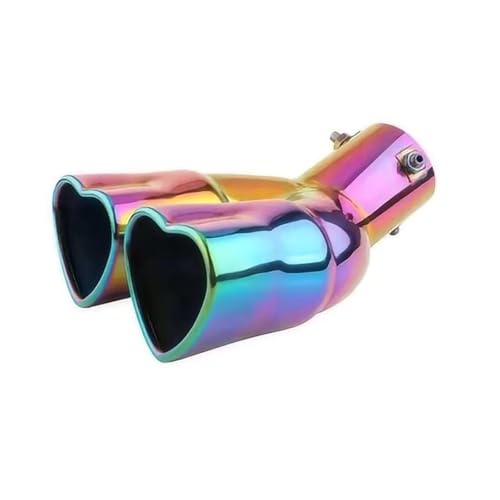 Tuyau d'échappement cœur 63mm pour personnaliser votre voiture