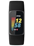 Fitbit Charge 5 Advanced Fitness Tracker with GPS, Heart Rate, Sleep & Health Tracker - Power Bundle with Adapter (Graphite Stainless Steel)