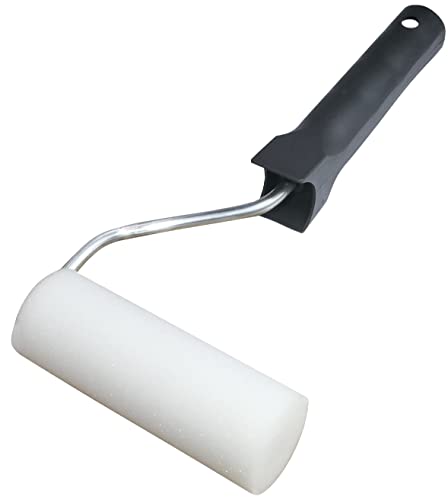 AERZETIX - C54491 - Rouleau avec manchon de peinture en mousse 100mm/Ø35mm - pour peinture acrylique - pour décoration murale plafond sol