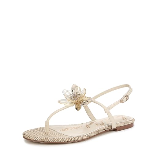 Sandales plates Eden femme Sam Edelman nu-pieds chic ivoire taille 39.5 EU