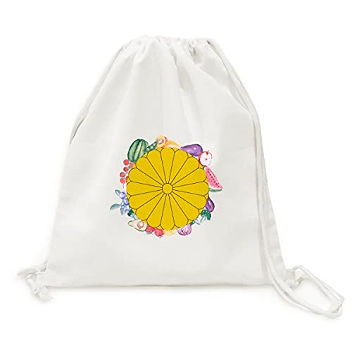 Sac en tissu pliable à sangle le japon emblème national pour fruits