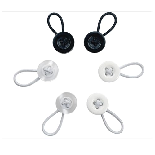 Collar Extenders for Shirts, Elastic, Pack of 6