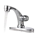 HomeVortex Miscelatore Cucina Singolo Foro Acciaio Miscelatore Cucina Singolo