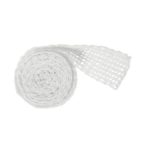UKCOCO Rollo de Cuerda de Carnicero Elástica para Cocina 3m Hilo de Algodón para Embalar Carne de Cerdo Herramienta para Salchichas y Ahumados Red Resistente para Atar y Curar Carnes
