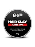 Beardo Hair Clay Wax for Men, 100 gm | Hair Clay for men | Styling Wax | Volumizing | Strong Hold | Restylable |Matte Finish | Easy to Wash Off | Texture Clay for Men