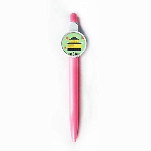 Stylo à bille japonais bleu rétractable un cadeau de voyage pour passionnés
