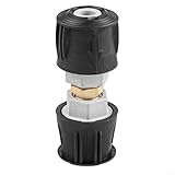 Axorafow Aluminum Systems Maschinen Druckauslass Anschlussstück für Reinigungseinlass - stabiles Docking-Gadget für Waschanlage und Autowasserstoff, 1 Stück