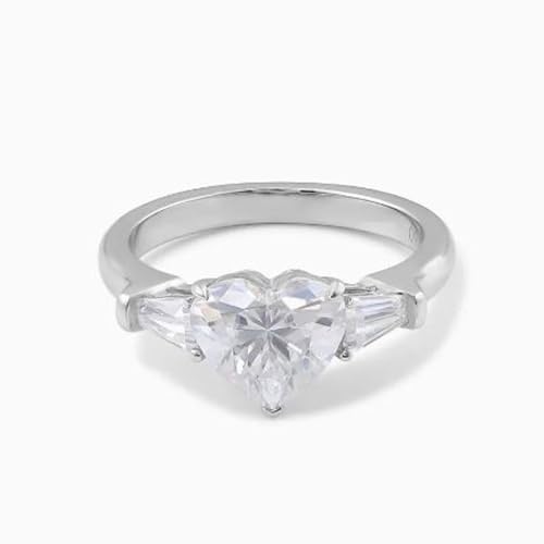 Bague moissanite argent alliance durable qui ne ternit pas pour peau sensible - 2
