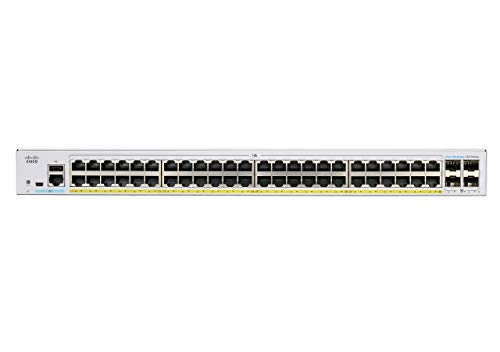 Commutateur administrable Cisco Business CBS350-48FP-4G | 48 Ports GE | PoE complète | SFP 4 x 1G | Garantie limitée à Vie