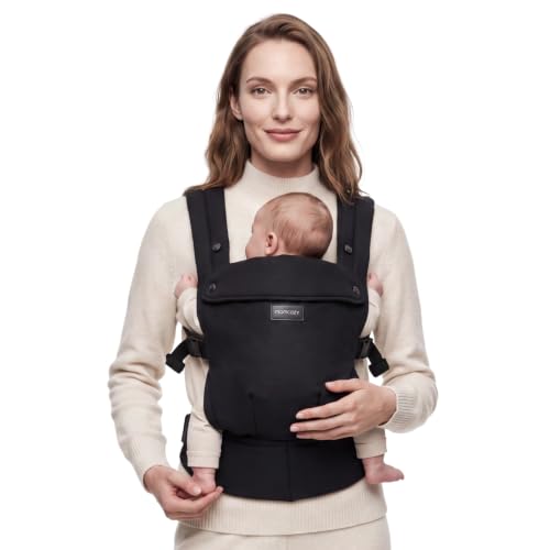 Momcozy PureHug Baby Carrier - Ergonomic, Cozy and Lightweight for 7-45 lbs