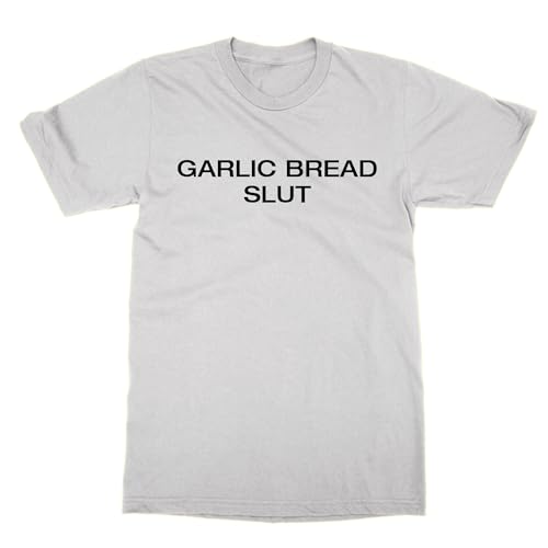 T-shirt Salope Pain à l'ail avec coton doux et texte imprimé