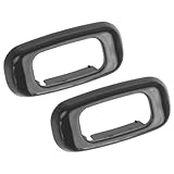 Interior Door Lock Knob Insert Pair for Toyota for 4Runner 1990-1995 for Pickup 1989-1995 (Gray) OHGGYQO