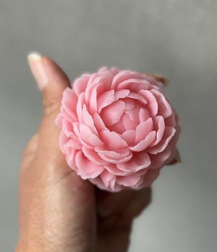 Peony Soap Flowers 78g – Handmade Glycerin Soap Flower in Gift Box – Vegan Luxury Spa Gift for Her - Image 6
