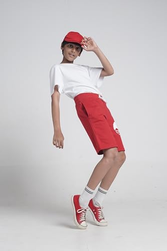 Image of T2F Boys Cotton Printed Shorts with Two Side Pockets (Pack of 3)