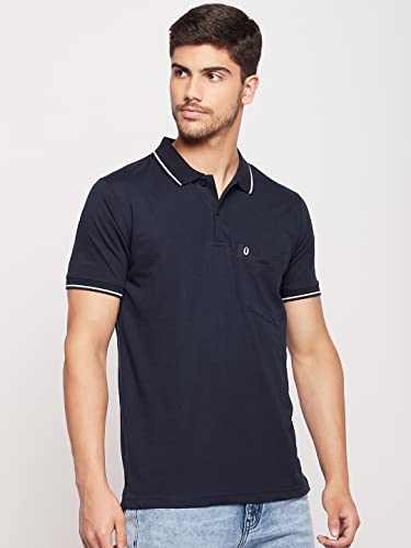Image of UNIBERRY Men's Cotton Half Sleeves Solid Polo Neck T-shirt-MT4-BG 4XL