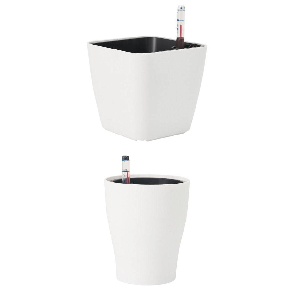 UJEAVETTE 2pcs Self Watering Plant Pots Automatic Water Solution Bonsai Plants Pot-image-18
