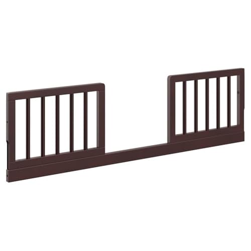 Storkcraft Toddler Safety Guardrail Kit with Dowels (Espresso) for Storkcraft & Graco Crib Conversion – GREENGUARD Gold Certified