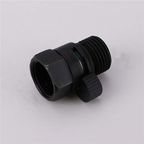 Weirun Brass Shower Head Shut-Off Water Flow Control Valve For Handheld Shower Bidet Sprayer Shower Arm, Oil Rubbed Bronze #TOP2