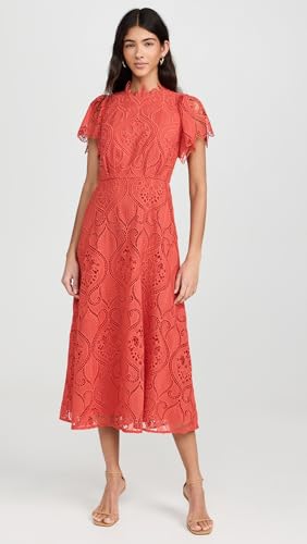 Shoshanna Women's Eyelet Chiffon Norma Dress2
