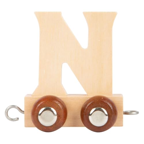 Train en bois avec lettres N Small Foot pour décorer la chambre et s'amuser au salon