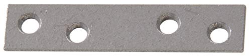 Hillman Hardware Essentials Mending Plate, Galvanized, 3 Inch x 5/8 Inch, 4-Pack 853086
