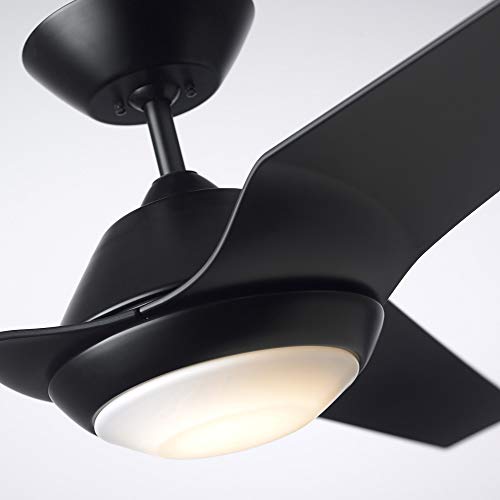 Luminance Kathy Ireland Home Sweep Eco Wifi Smart Ceiling Fan, 60 Inch, Barbeque Black #TOP3