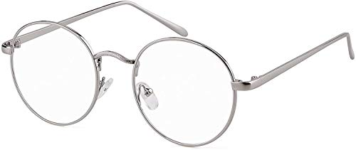 ADE WU Retro Runde Brille Blaues Licht Blockiert Computer Brillen Platz Augenschutz Video Eyeglasses Anti Blendung Damen Herren Cover