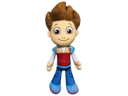 Peluche Ryder 28 cm Pat Patrouille avec set doudou enfant et sa carte tigre