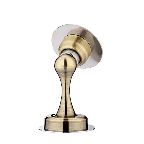 重いステンレスドアアンカのストッパは、 亜鉛合金製マグネット式ドアストッパー ドリル不要 吸引式 マルチカラー(Bronze)