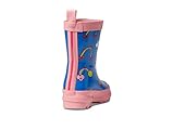 Hatley Summer Sky Shiny Rain Boots Pink Purple Classic Big Kids UK 2 - Image 5