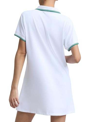 Champion Women's Off the Court Short Sleeve 34.5" Polo Dress, Standard Fit, Bright White, X-Small - image 2