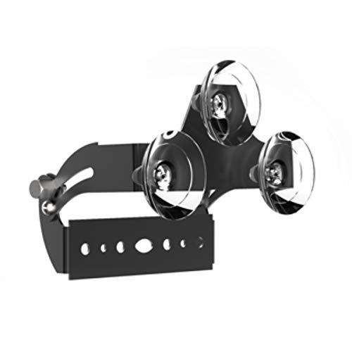 SpeedTech Lights 90° Suction Cup Bracket – Mount for Striker Series Dash, Deck, or Windshield LED Strobe Light Bars for Police, Security & Emergency Vehicles