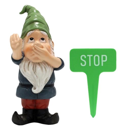 OFFSCH Adornos Enanos De Jardín De Miniatura Adorables Pequeños Decoración Paisajística para Jardín y Balcón