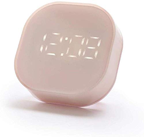 DZXYW Reloj Despertador Reloj de Alarma de cabecera silencioso electrónico Cuadrado Inducción...