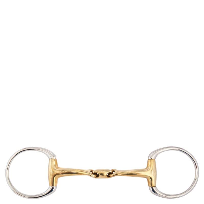 Mors à double articulation BR 14 mm de taille 13.5 pour l'équipement du cheval