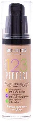 3 x Bourjois Paris 123 Perfect Foundation 30ml New & - 54 Beige, 30 ml (Pack of 1) - Image 4