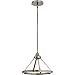 Quorum 887-92 Restoration One Light Pendant in Pewter, Nickel, Finish, Antique Silver
