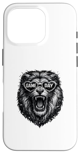Funny Hockey Lion Game Day Vintage Shirt Fans �X�}�z�P�[�X iPhone 16 Pro �p