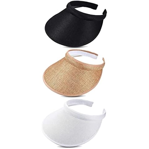 Beito Women's Adjustable Wide Brim Sun Visor Hats Cover