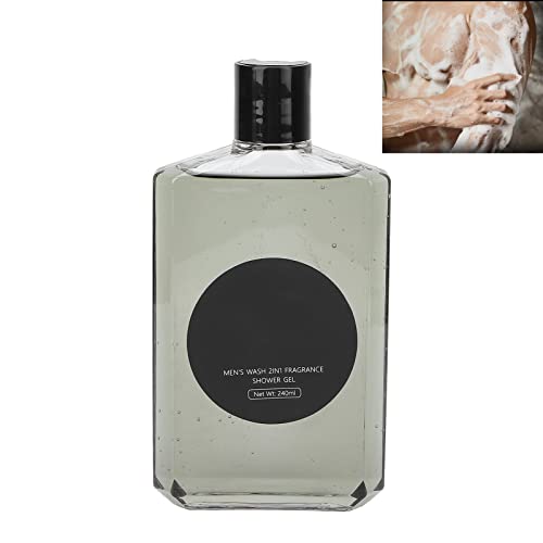 Creme de banho, gel de banho perfumado para remoção de sujeira de 240ml para homens para cuidados di
