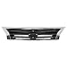 ALMULOO Upper Grille Compatible with 2013-2015 Nissan Altima Sedan Front Bumper Grill Insert Plastic(ABS) Replacement for NI1200250 623103TA0A