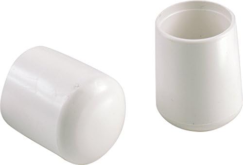 Shepherd Hardware 9203 1-Inch Hi-Vinyl Leg Tips, 4-Pack