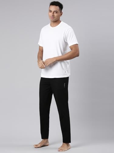 Image of Pepe Jeans Men's Mid Rise Track Pant Combo | 100% Cotton Superior Comfort For All Day Lounge Wear